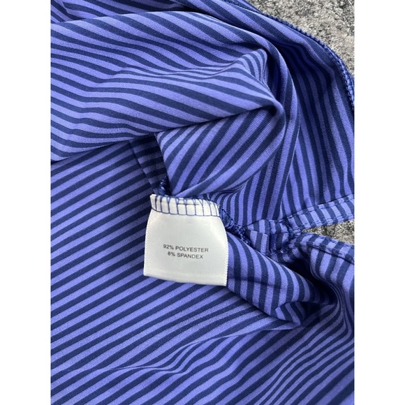 Peter Millar Summer Comfort Polo Shirt Mens XL Blue Performance Streamsong Golf - Picture 9 of 10